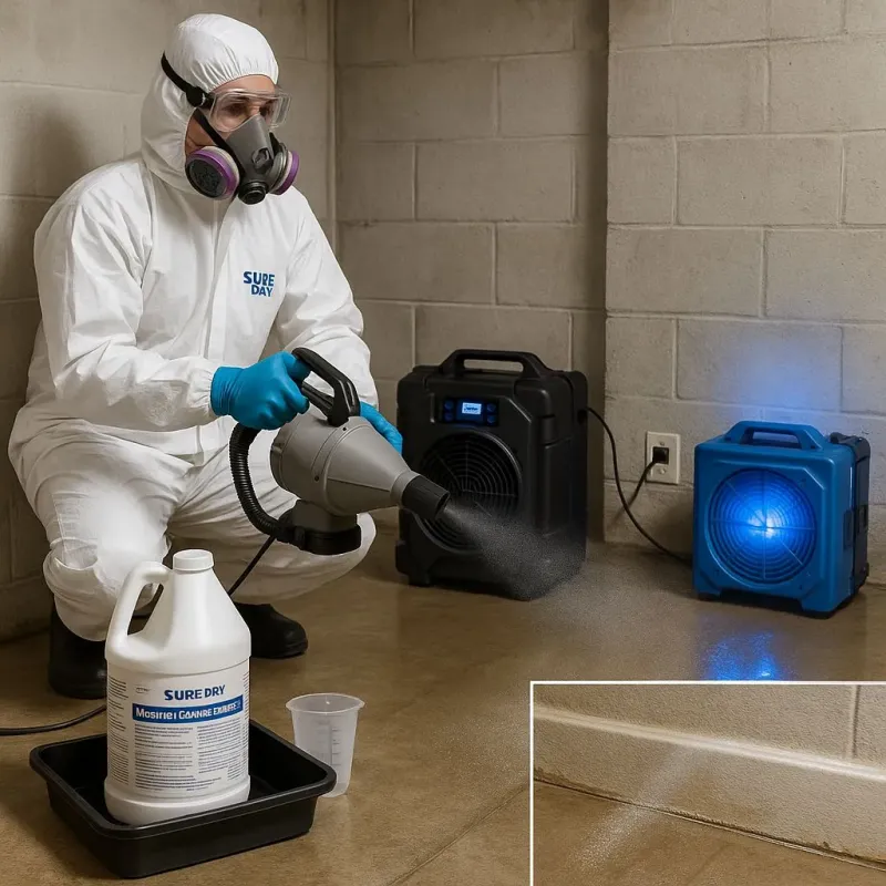 Sanitization and Odor Removal process in Granite Hills, CA